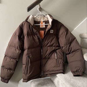 Meribel Brown Puffer Coat Jacket - Harper & Lewis - Brand New with Tags - Size S